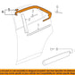 Genuine OEM GM Chevrolet Equinox Rear Side Door Window Molding 11-19 23193178
