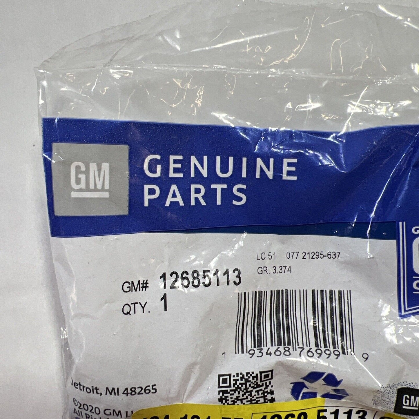 Genuine OEM GM CT5 Pipe Fitting 2016-2024 12685113