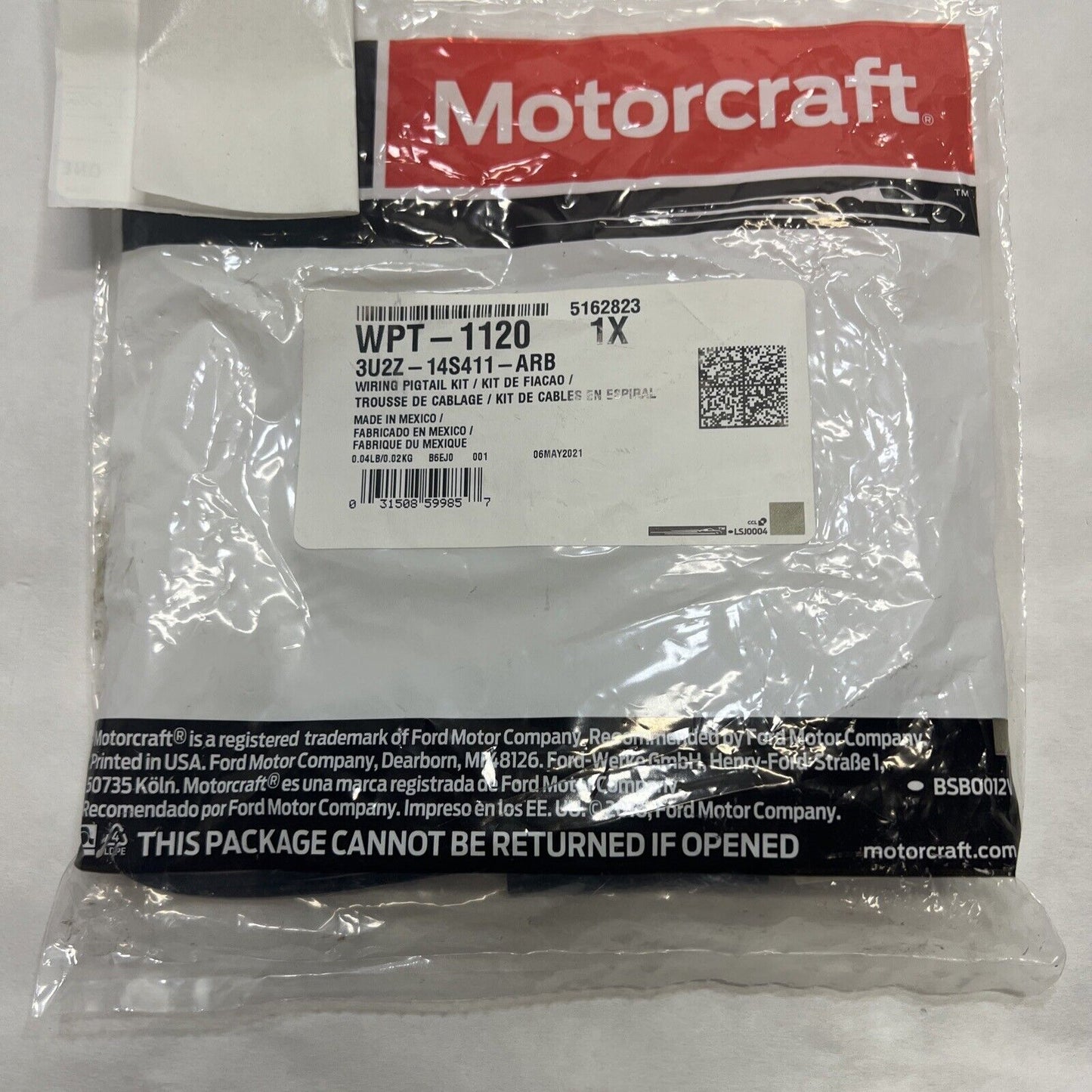 New OEM Genuine Ford Wire Assembly Motorcraft WPT1120
