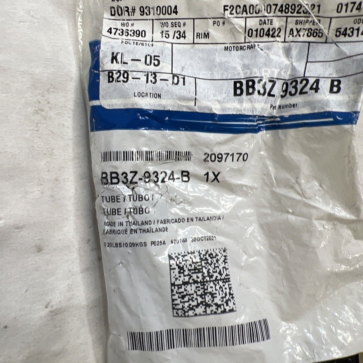 New OEM Genuine Ford Fuel Tube Assembly BB3Z9324B