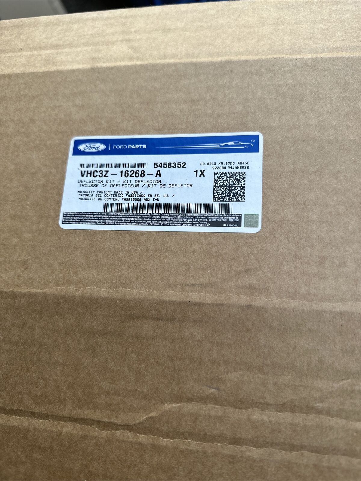 New OEM Ford F250 F350 Bushwacker Paintable Black Text Fender Flare Kit GENUINE