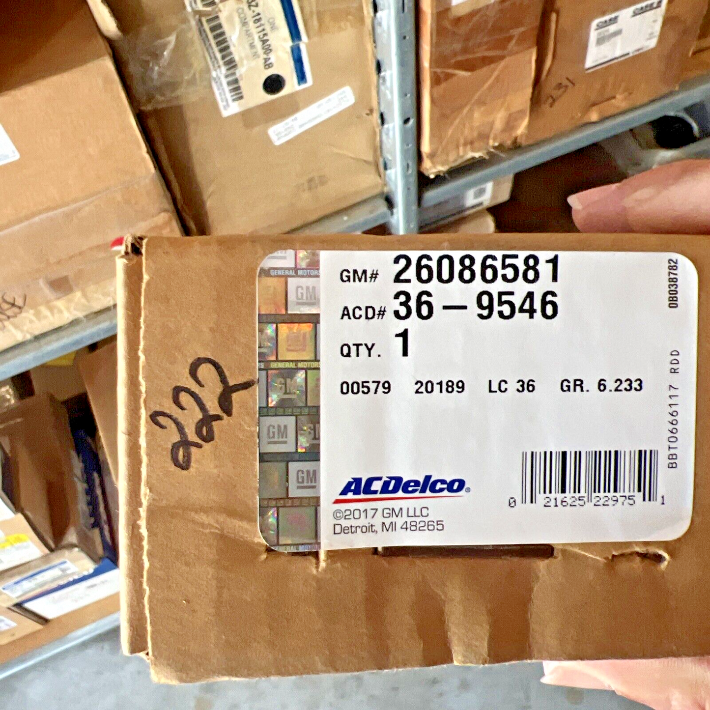 Genuine OEM GM ACDelco Corvette Front Outer Steering Tie Rod End 369546 26086581