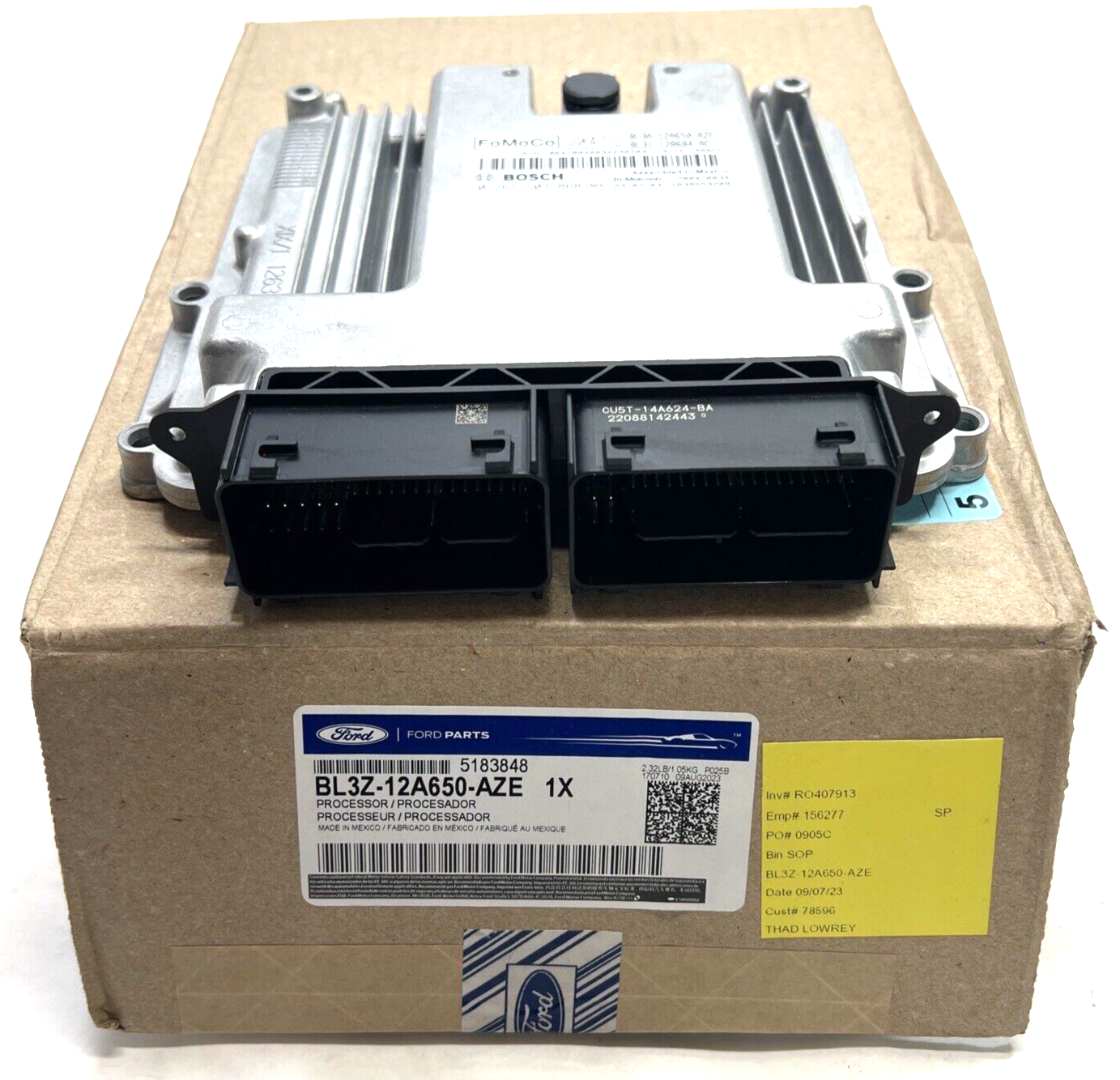 New OEM Genuine Ford F-150 2011 Engine Control Module BL3Z12A650AZE