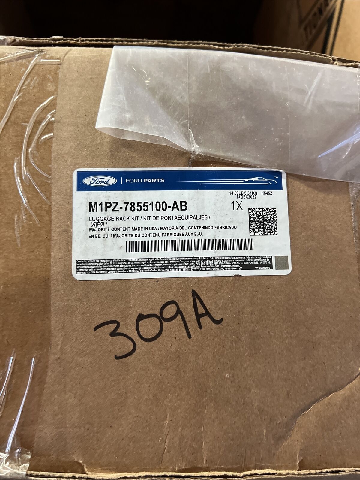 New OEM Genuine Ford Bronco Sport 21-23 Roof Luggage Crossbars Kit M1PZ7855100AB