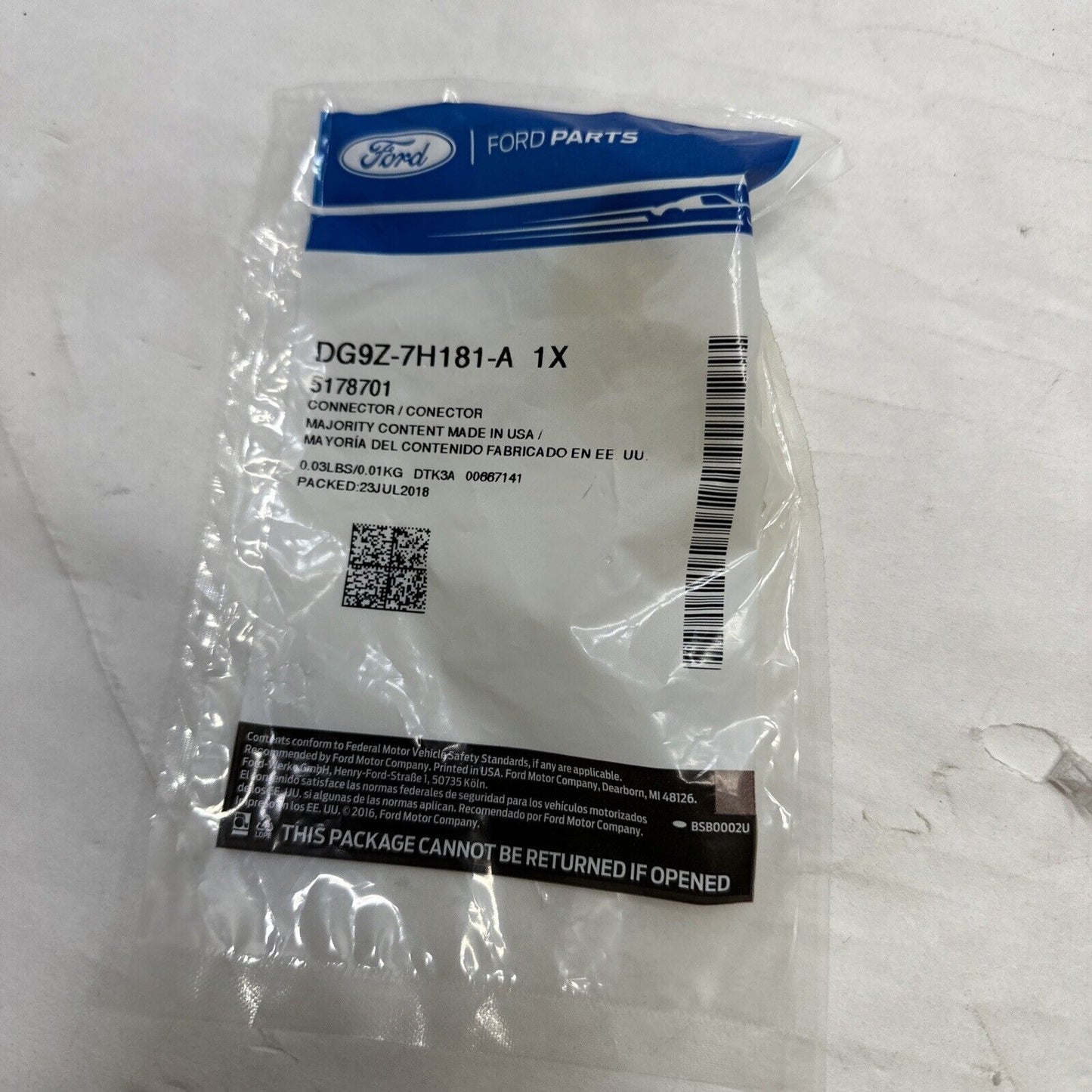 New OEM Genuine Ford Fusion MKZ 2013-2020 Lower Cable Retainer DG9Z7H181A