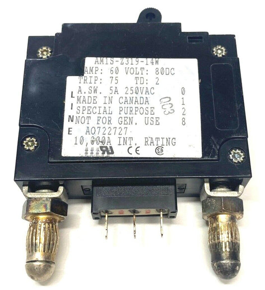 New Heinemann 60 AMP Circuit Breaker AM1S-Z319-14W