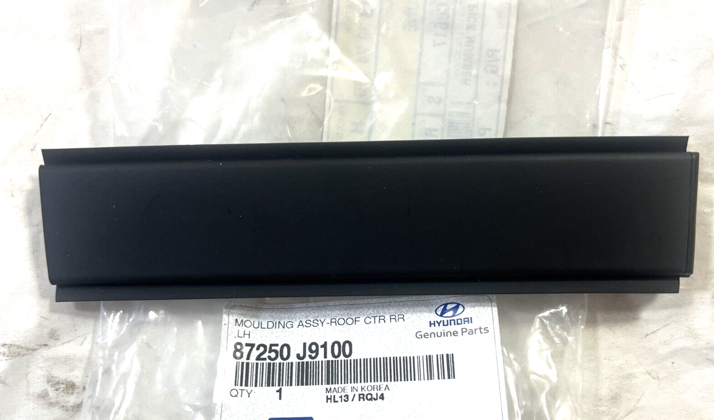 Genuine OEM Hyundai Kona Rear Left Roof Center Molding Assembly 18-23 87250J9100