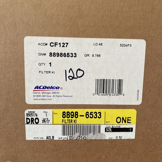 New OEM GM Cabin Air Filter ACDelco CF127
