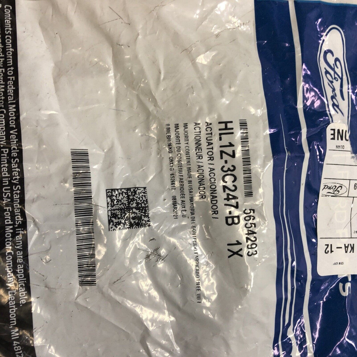 New OEM Genuine Ford 4WD Lock Hub Actuator Repair Kit HL1Z-3C247-B