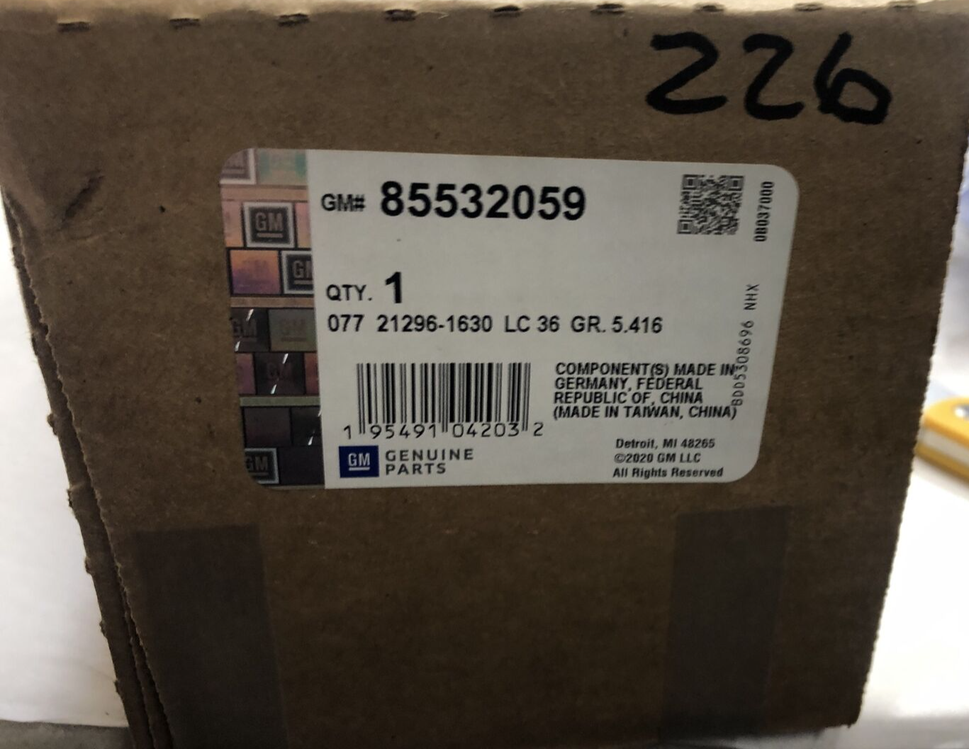 New OEM Genuine GM Rear Suspension Adjuster Link Kit 85532059