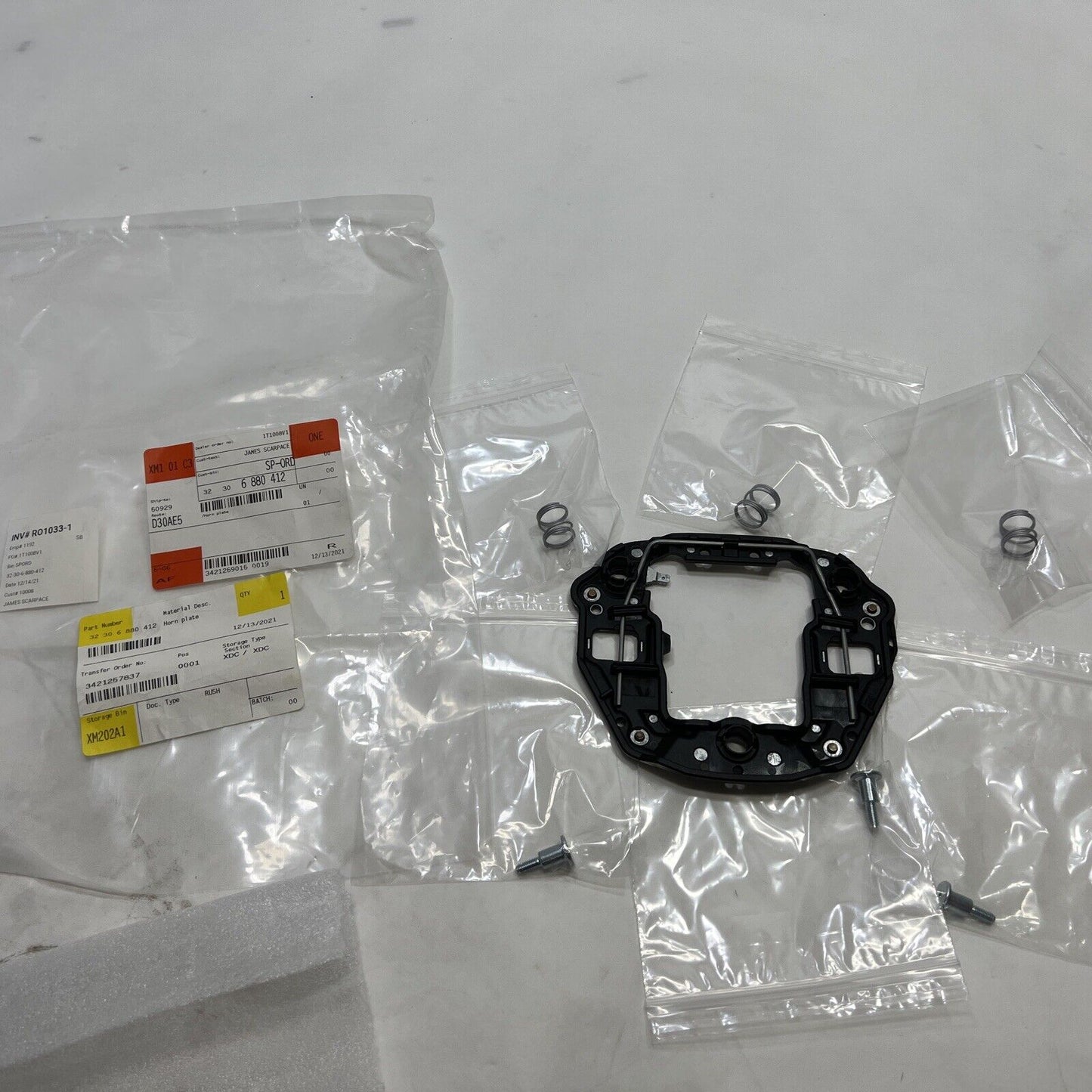 Neu Original BMW Horn plate  32306880412