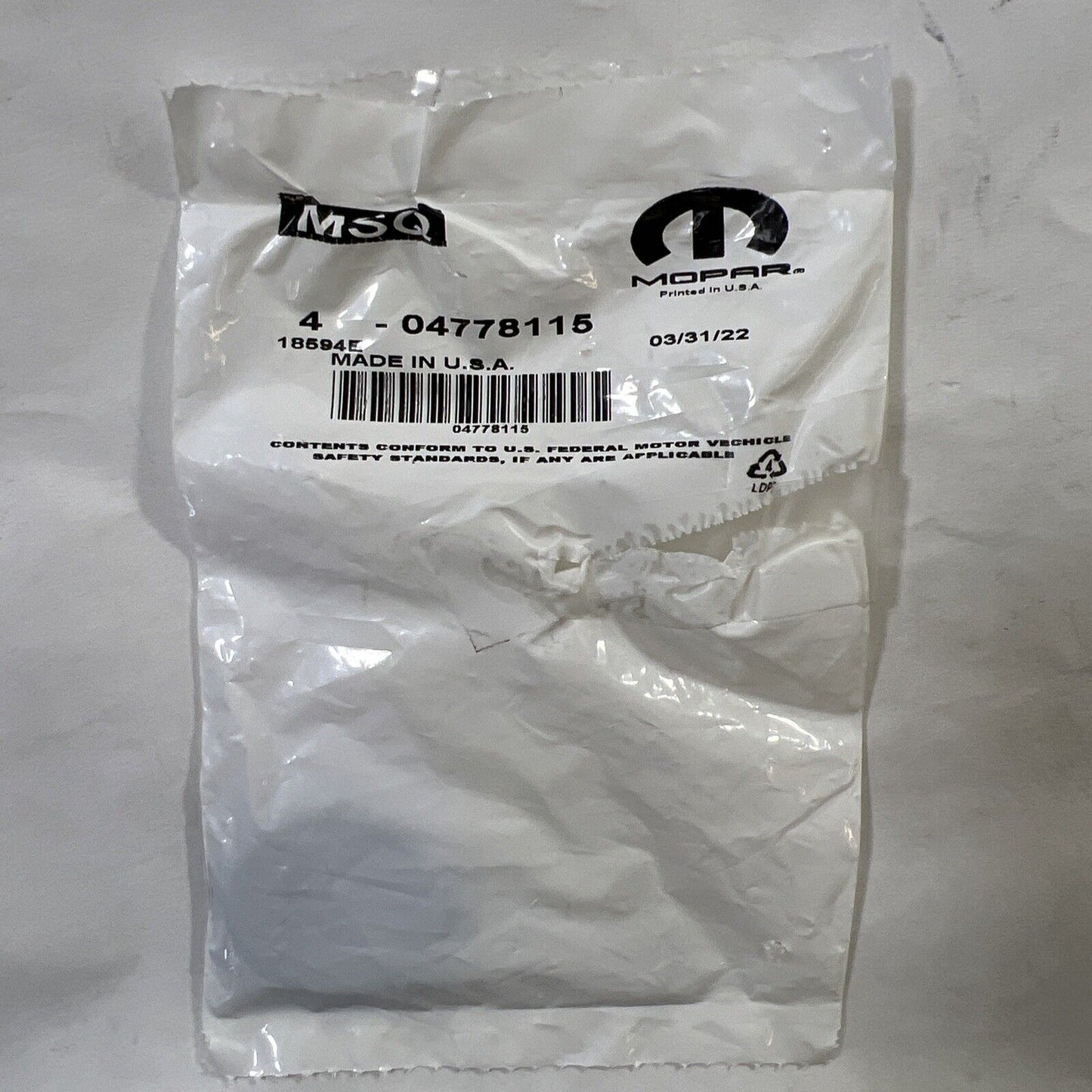 Genuine OEM Mopar PT Cruiser Blank Key 2001 4778115