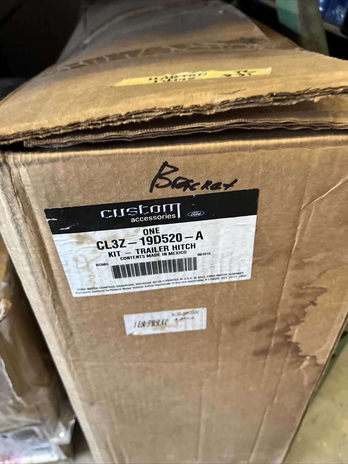 New OEM Genuine Ford F-150 Rear Bumper-Trailer Hitch  08-14 CL3Z-19D520-A