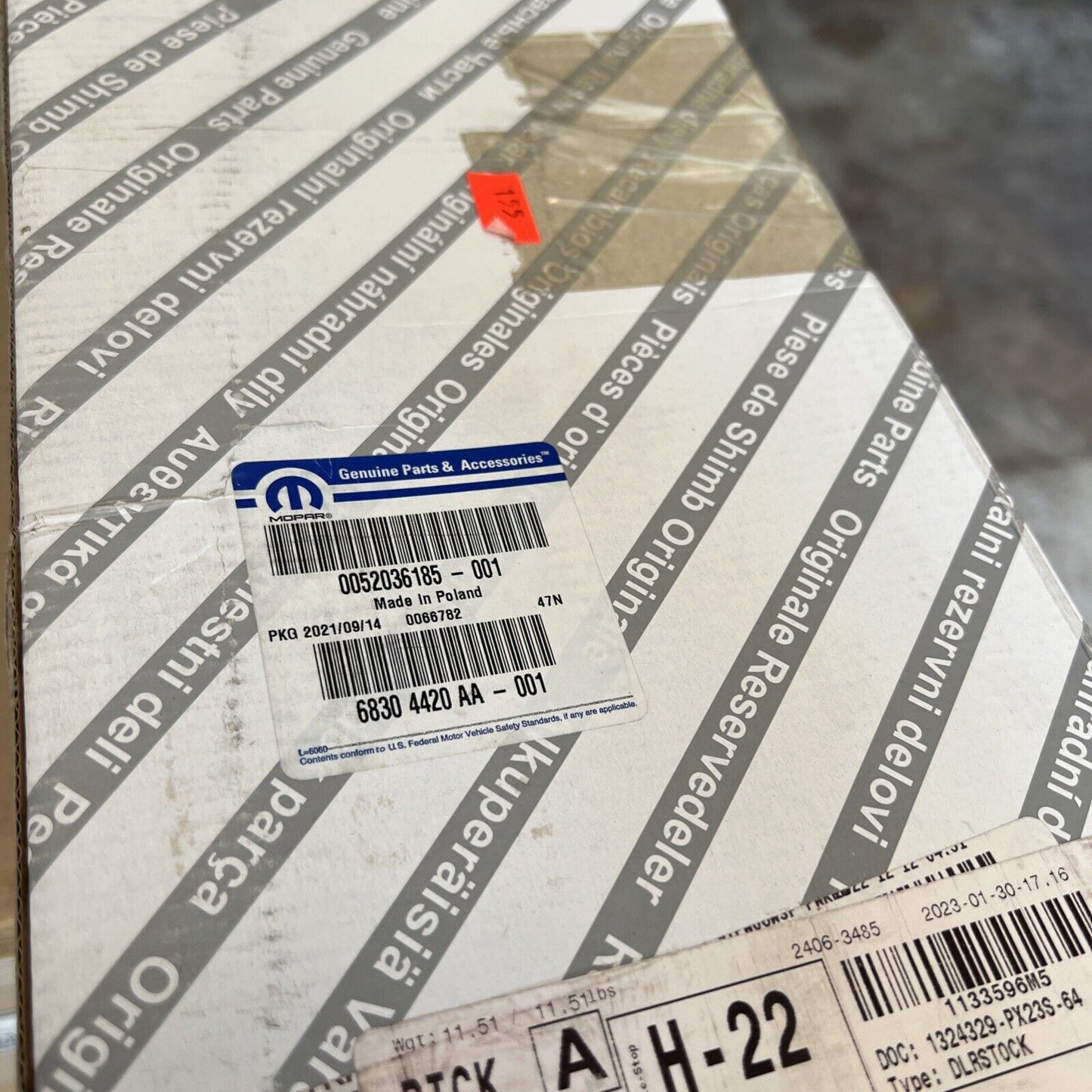 Genuine OEM Mopar AWD Front Left Driver Side Suspension Strut 15-23 68304420AA