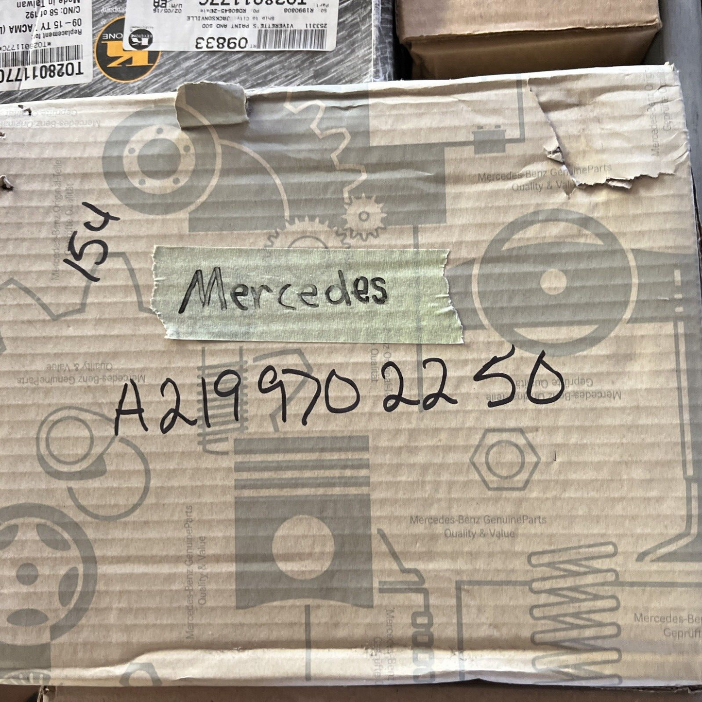 New OEM Genuine Mercedes Benz Headrest A2199702250