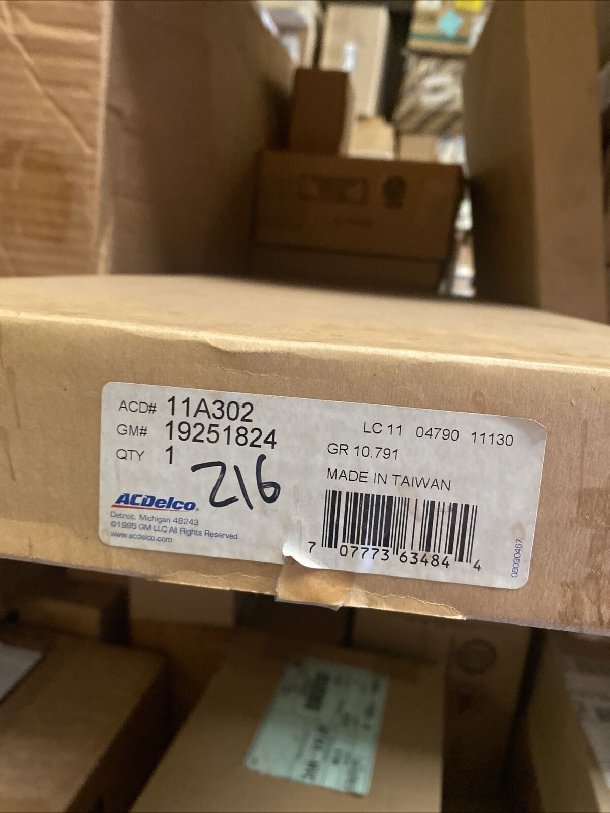 New OEM Genuine GM Rear Side Window Regulator Motor Assembly 19251824