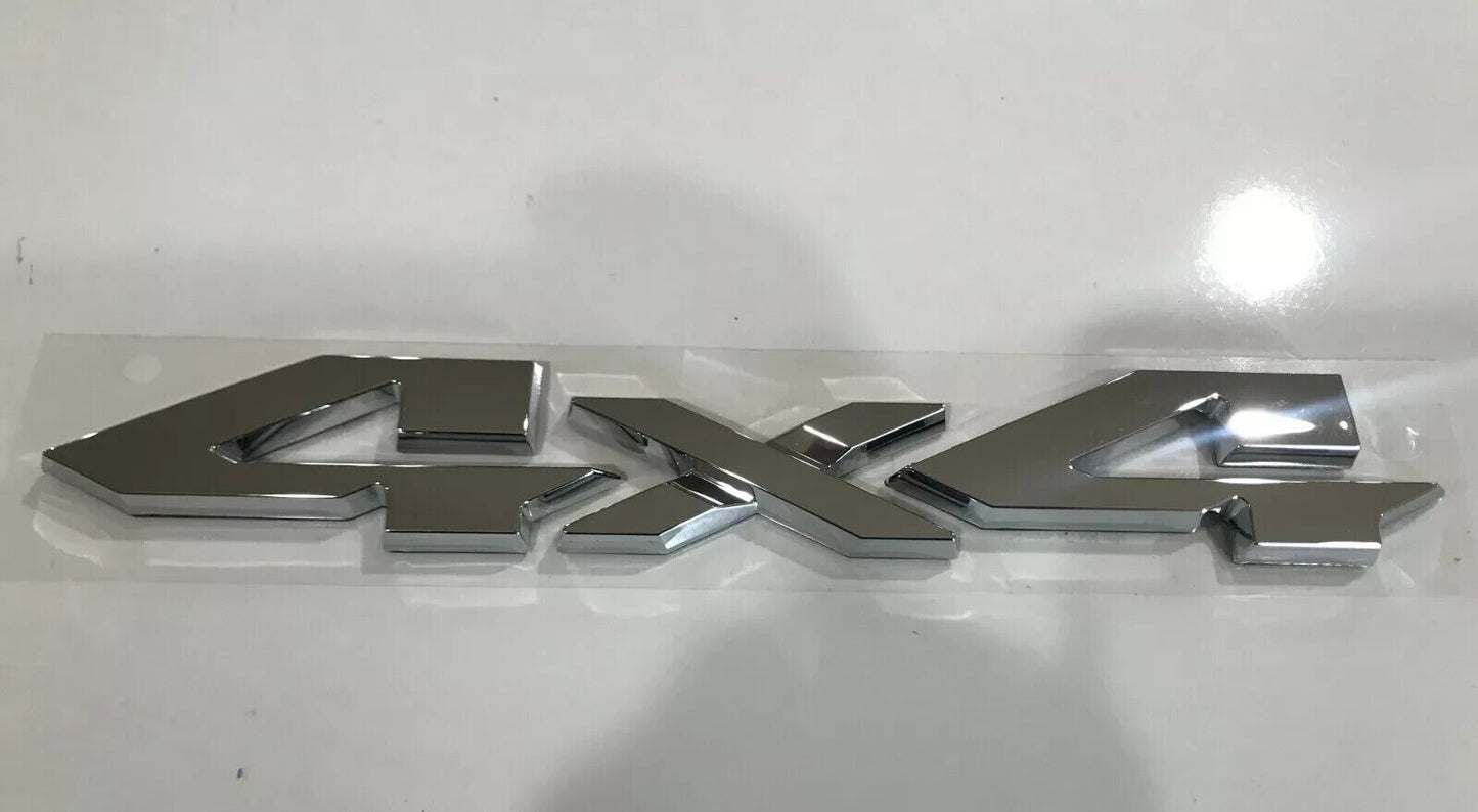 Genuine OEM Mopar Chrome 4x4 Tailgate Rear Emblem Badge Nameplate 68358483AA