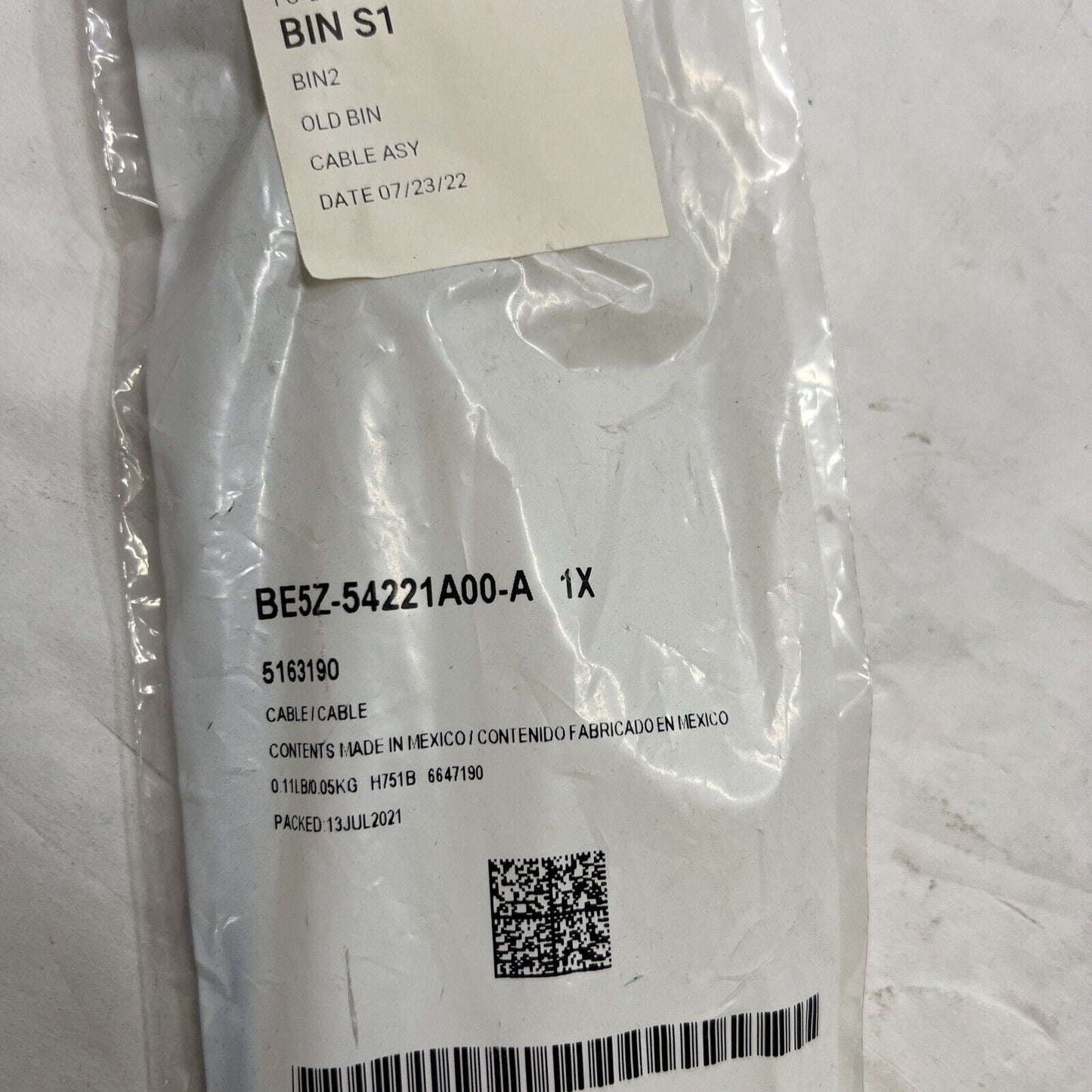 New OEM Genuine Ford Fusion 2006-2012 Door Latch Cable Assembly BE5Z54221A00A