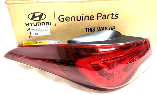 New OEM Hyundai Driver Side Outer Tail Light GENUINE 2014-16  924013X310