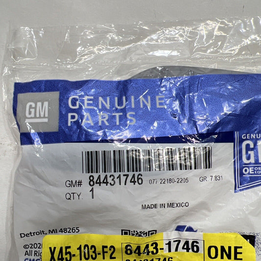 Genuine OEM GM Equinox Front Bumper Tow Hook Cover 2018-2021 84431746