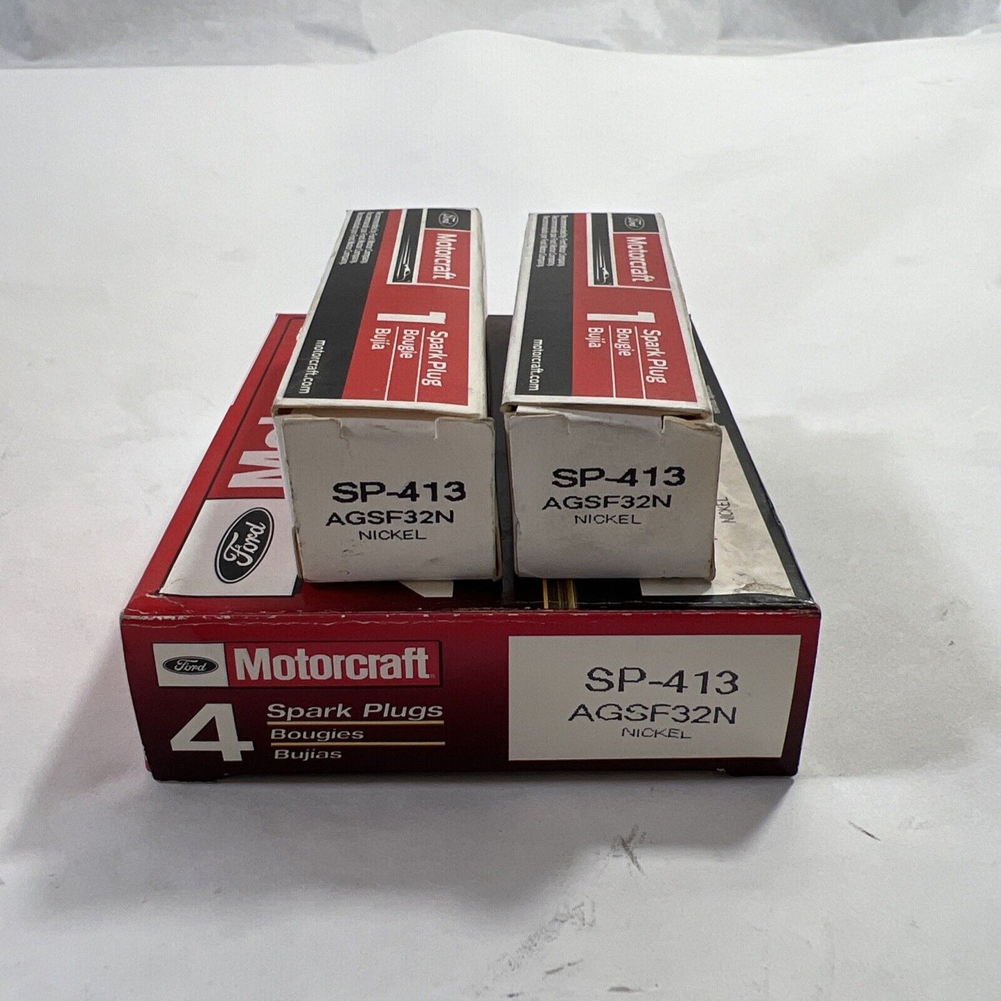 Genuine OEM Ford Town Car Spark Plugs 6PCS Set 2004-2011 Motorcraft AGSF32N