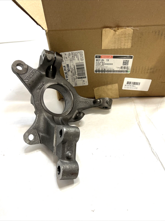 New OEM Ford Motorcraft MEF26 Front Driver Side Steering Knuckle