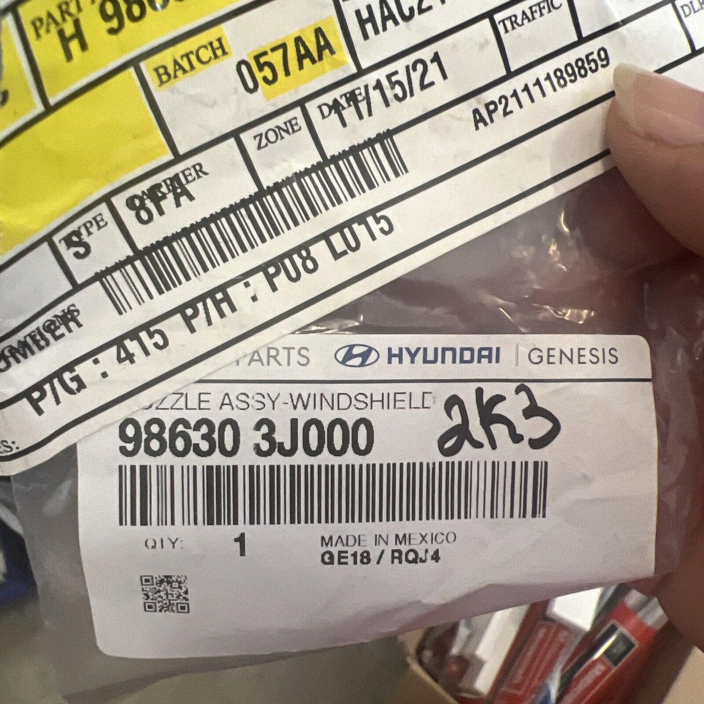 Genuine OEM Kia Sedona Windshield Washer Nozzle 2009-2021 986303J000