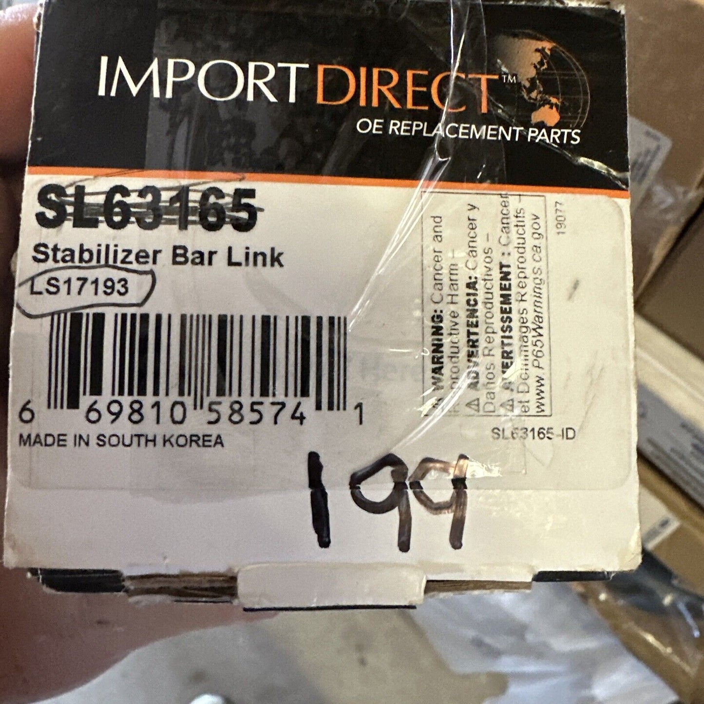 New  Front Suspension Stabilizer Bar Link Kit FVP SL63165