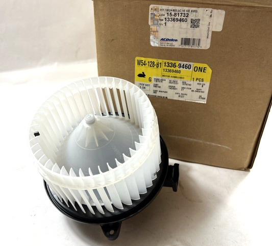 Genuine OEM Mopar ACDelco HVAC Heater Blower Motor w/ Fan Cage 1581732 13369460