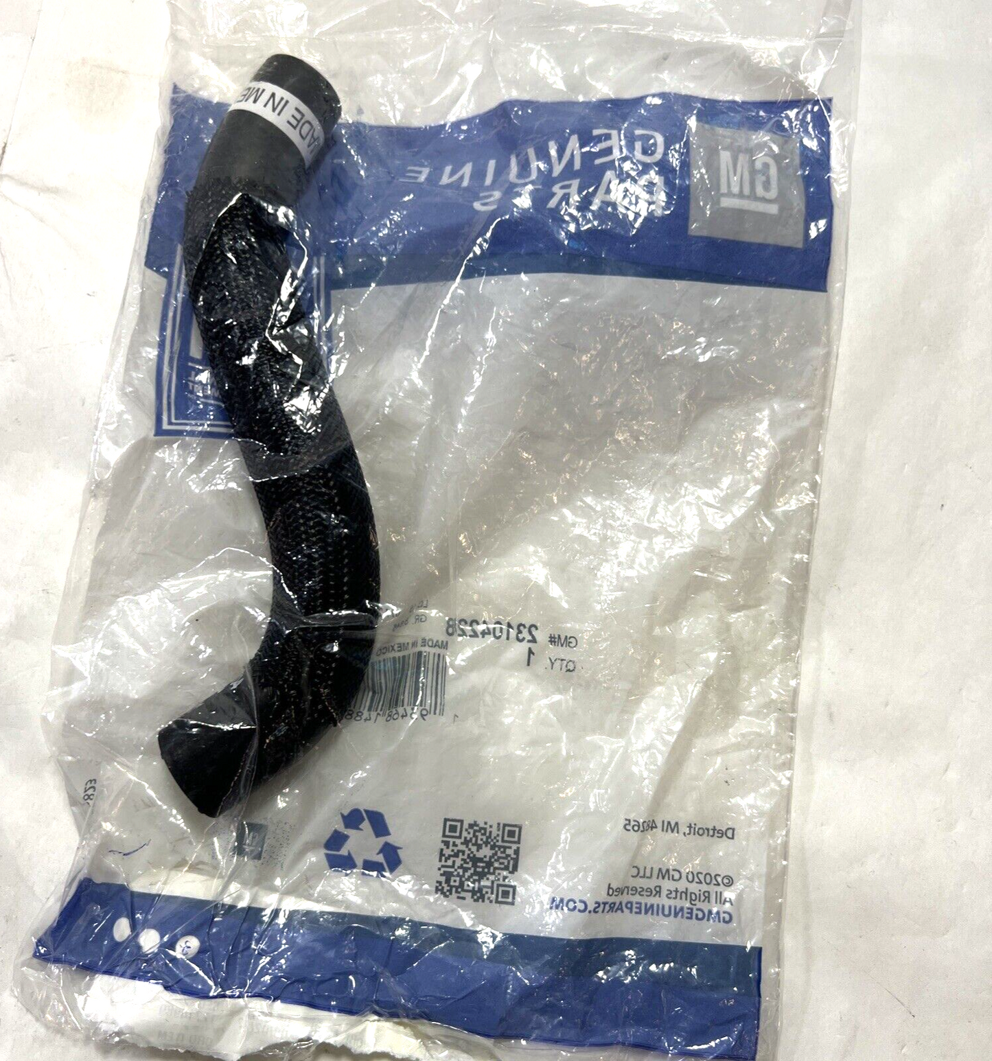 Genuine OEM GM Impala Heater Outlet Hose 2014-2019 23104228