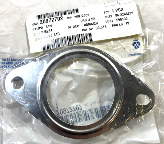 Genuine OEM GM Chevrolet Blazer Exhaust-Front Pipe Gasket 2013-2021 20972702