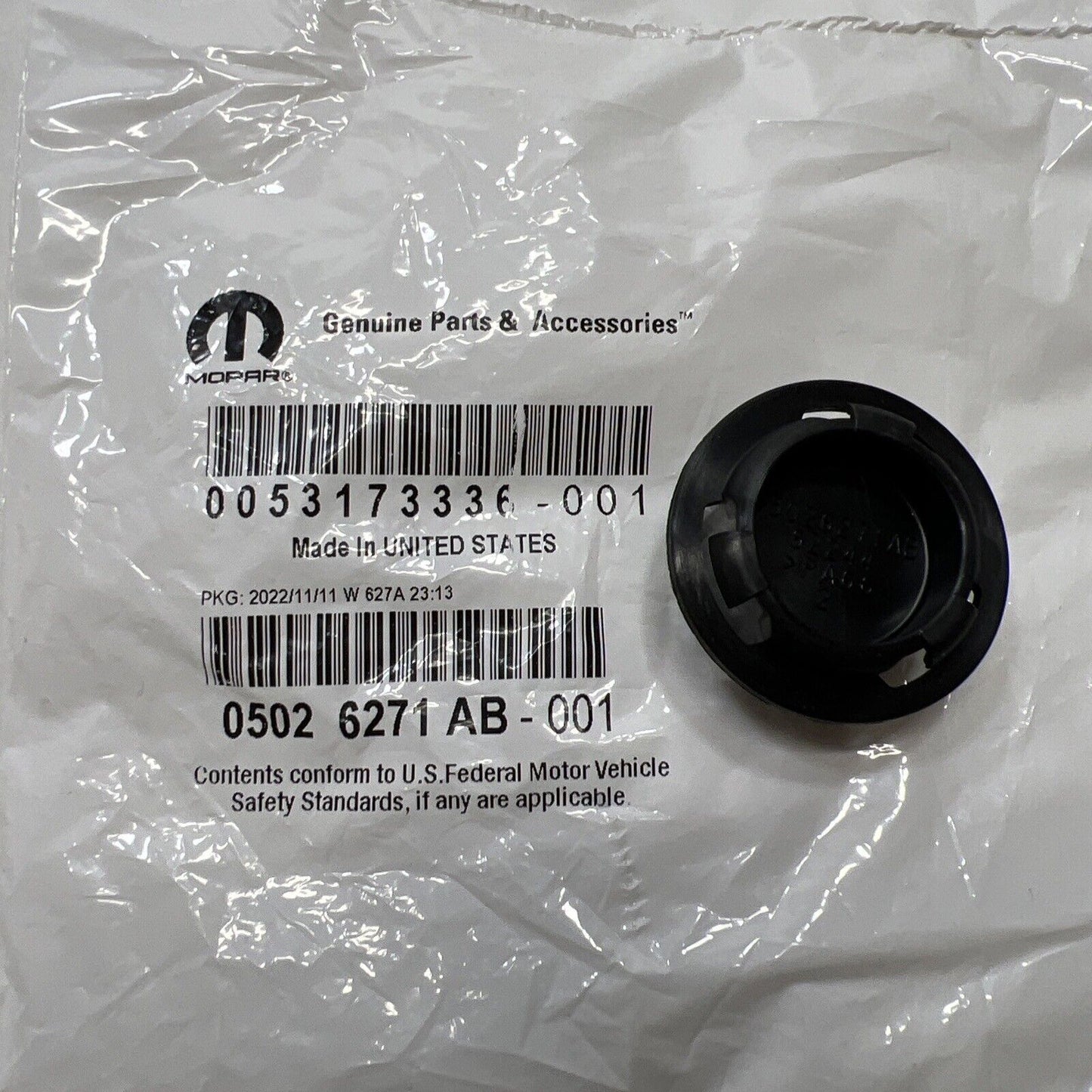 New OEM Genuine Mopar Pacifica 2007-2023 Protective Cap 5026271AB