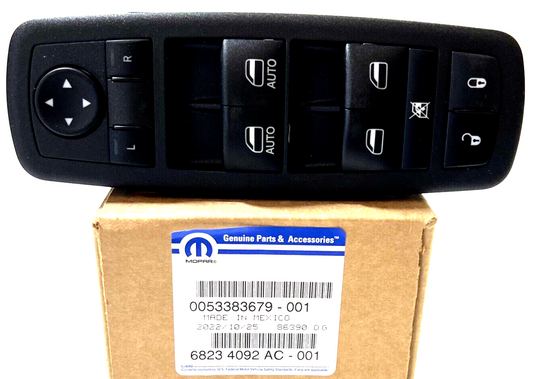 Genuine OEM Mopar Front Door Master Window Switch 68234092AC
