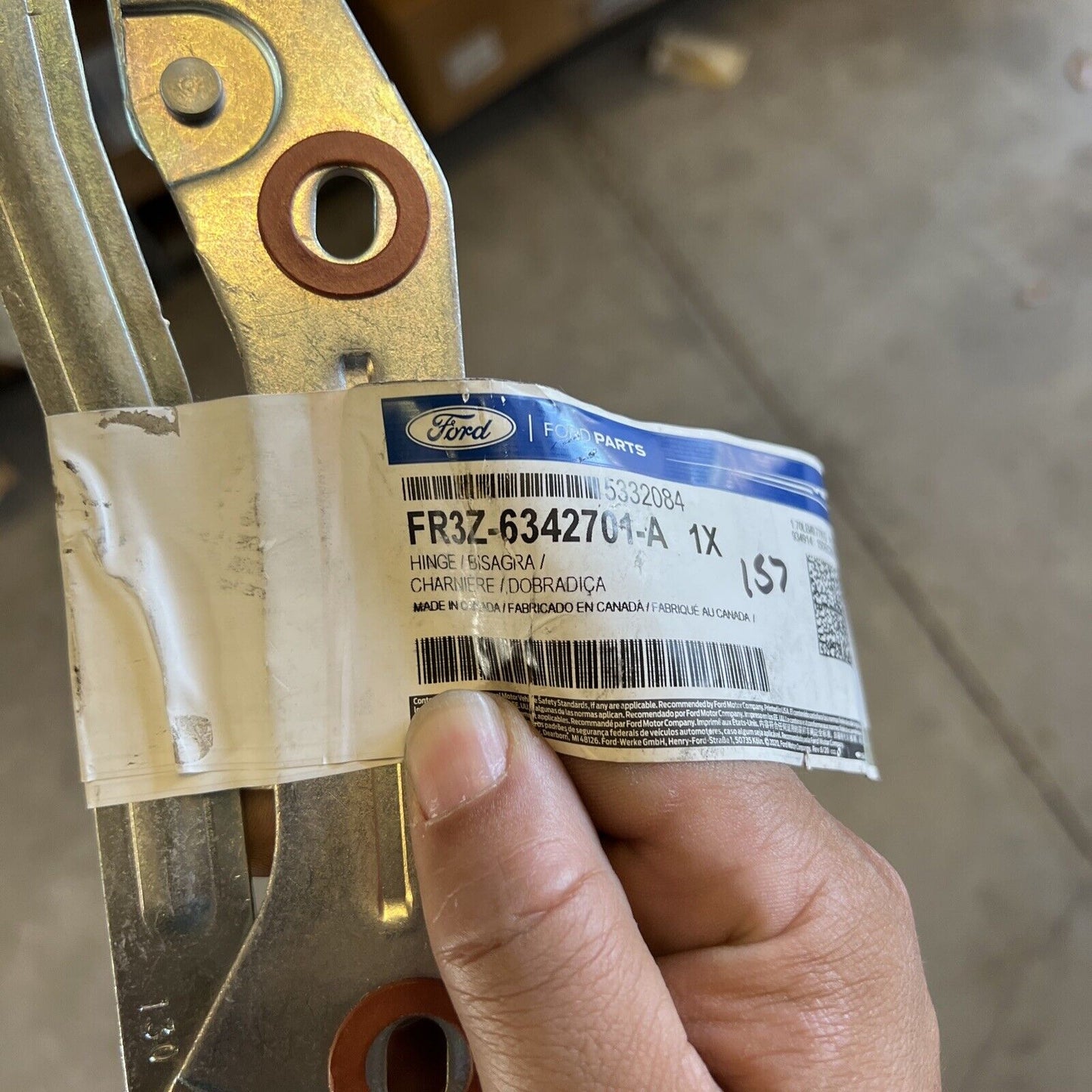 New OEM Ford Mustang Left Side Trunk Hinge 2015-2020  FR3Z-6342701-A