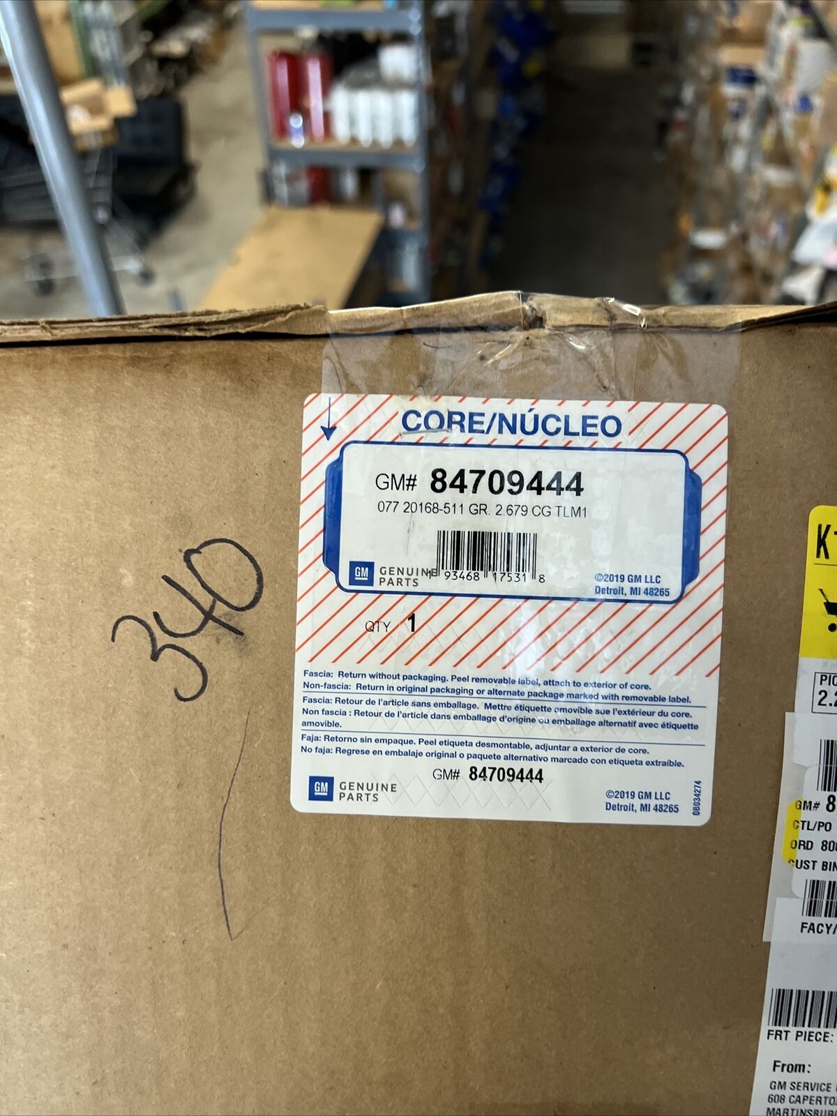 Genuine OEM GM Acadia Rear Driver Side Stop Lamp 2017-2019 84709444