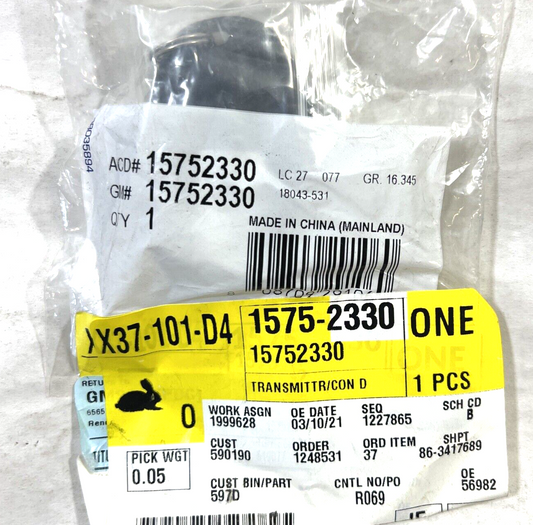 Genuine OEM GM ACDelco Chevrolet 4 Button Keyless Entry Remote Key Fob 15752330