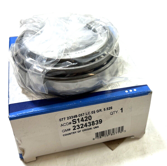 Genuine OEM GM ACDelco Impala Multi Purpose Bearing & Race 84-22 S1420 23243839