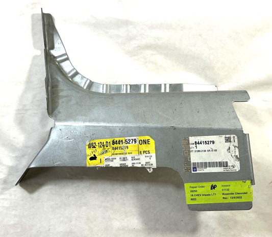 Genuine OEM GM Front Driver Side Wheelhouse Panel Reinforcement 10-20 84415279