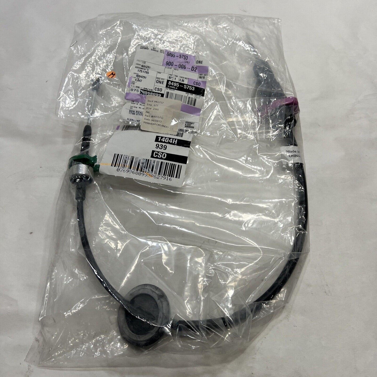 Genuine OEM GM Canyon Automatic Trans Range Selector Lever Cable 2020 84955753