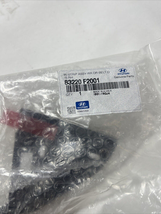 Genuine OEM Hyundai Elantra Right Passenger Side Belt Molding 19-20 83220F2001