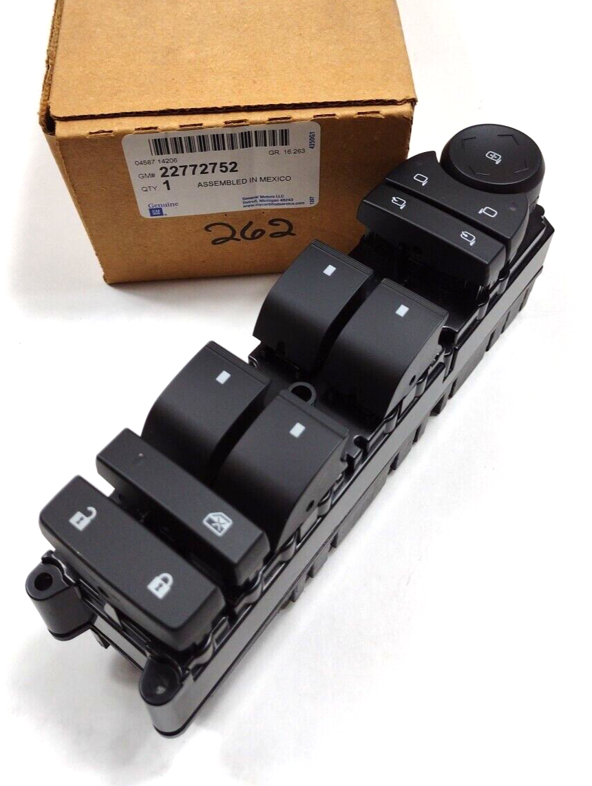 Genuine OEM GM Chevy Traverse Window Switch 2012-2017 22772752
