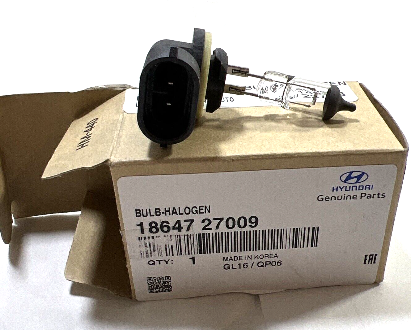 Genuine OEM Hyundai Accent Halogen Bulb 1999-2017 1864727009