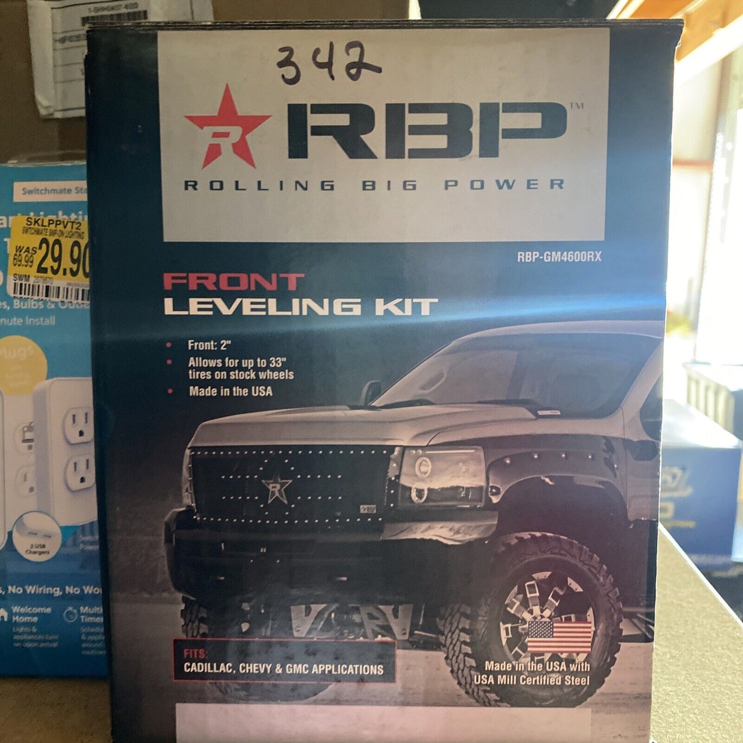 New RBP Black 2" Front Leveling Lift Kit for GMC 2007-2018 Yukon - RBP-GM4600RX