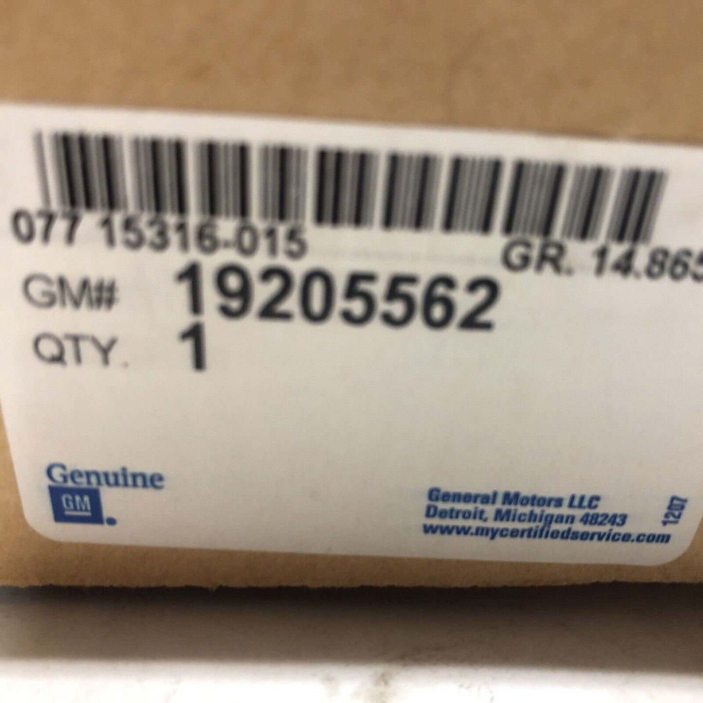 New OEM GM Pontiac 03-04 Control Module 19205562