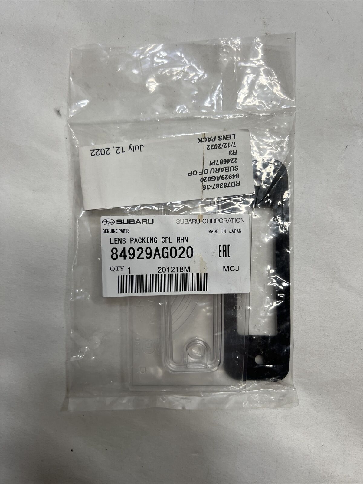 New OEM Genuine Subaru 2005-2015 Right Passenger Side Map Lamp Lens 84929AG020