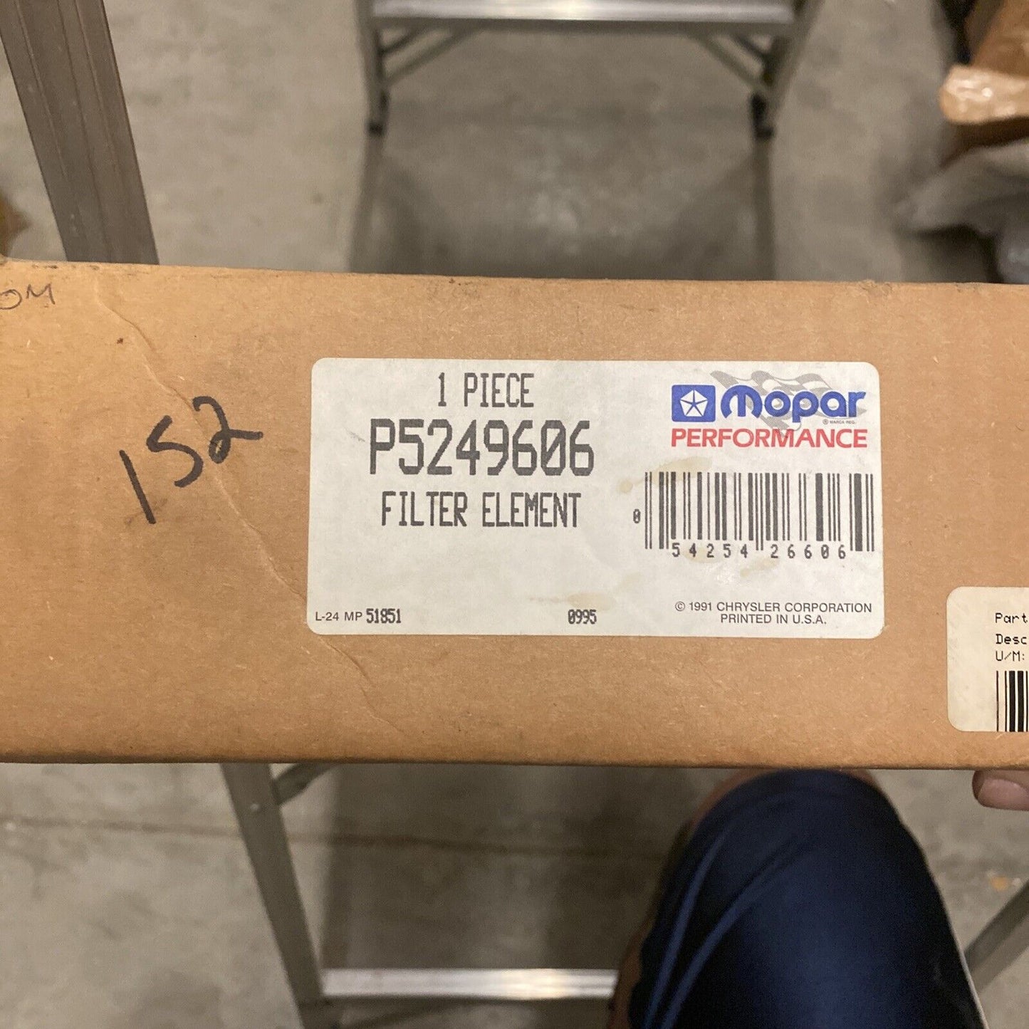 New OEM Mopar Air Filter P5249606