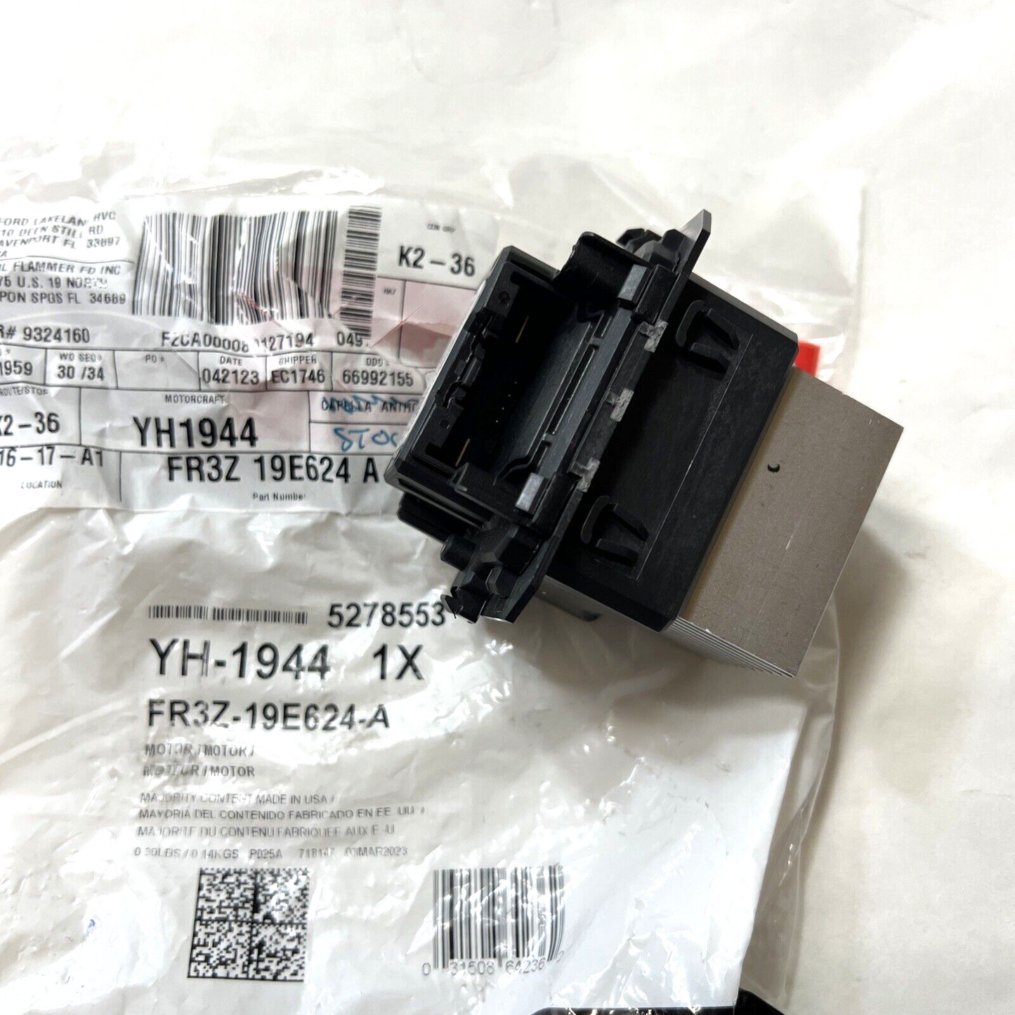 Motorcraft YH-1944 Blower Control Switch New for Ford Mustang 2015-2020