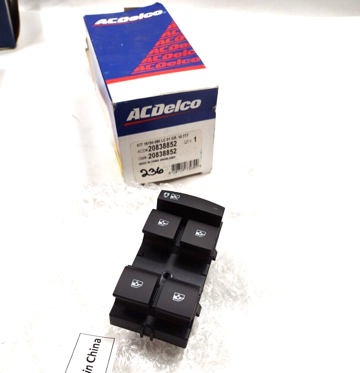 GM Genuine Parts 20838852 Door Window Switch