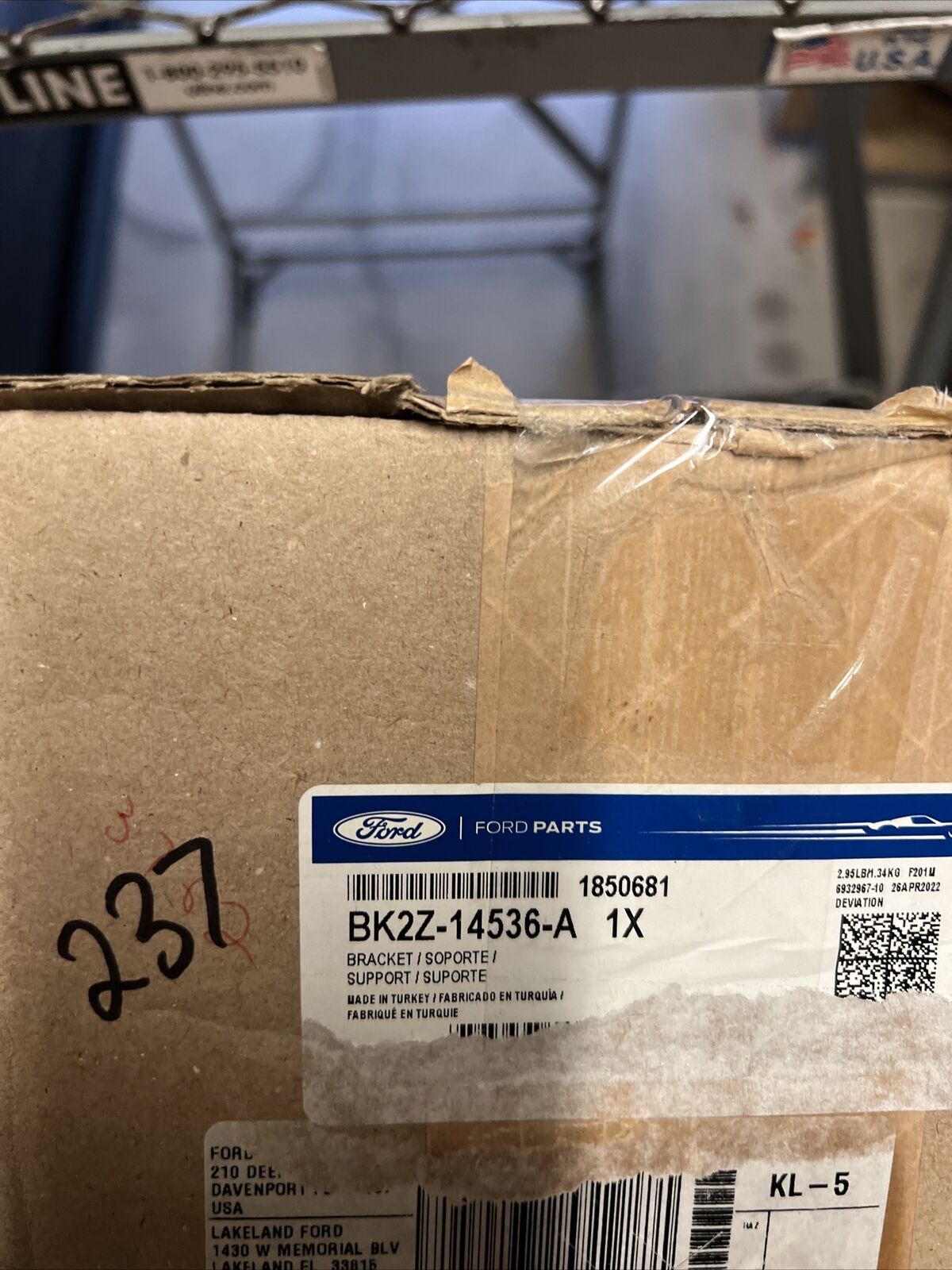 New OEM Genuine Ford Transit-150 2015-2019 Holder Bracket BK2Z14536A