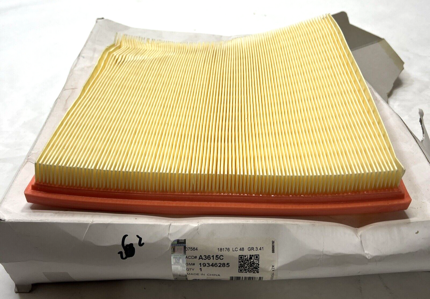 New Acdelco Air Filter A3615C